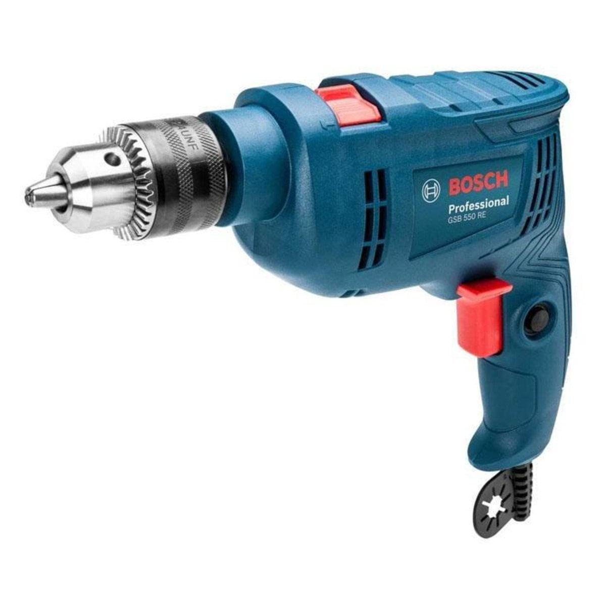 Furadeira de Impacto Bosch GSB 550 RE 550W Bivolt - Potência e Versatilidade - Correta Ferramentas